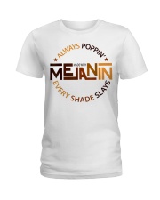 Made with Melanin Black Girl Magic Afro Beauty Black Queen T-Shirt Ladies T-Shirt tile