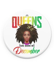 December Birthday Pan African Circle Ornament (Porcelain) tile