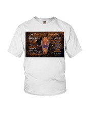Dad To Son Lion Whenever You Feel Overwhelmed Youth T-Shirt tile