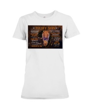 Dad To Son Lion Whenever You Feel Overwhelmed Premium Fit Ladies Tee tile