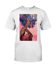 Floral Head Woman Premium Fit Mens Tee tile