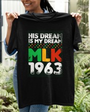 Vintage His Dream Is My Dream! MLK, Martin Luther King Jr. Classic T-Shirt apparel-classic-tshirt-lifestyle-front-130
