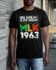 Vintage His Dream Is My Dream! MLK, Martin Luther King Jr. Classic T-Shirt apparel-classic-tshirt-lifestyle-front-40