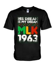 Vintage His Dream Is My Dream! MLK, Martin Luther King Jr. V-Neck T-Shirt tile