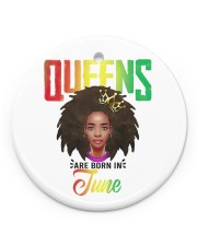 June Birthday African Circle Ornament (Porcelain) tile