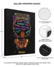 You Are Black Girl 16x20 Gallery Wrapped Canvas Prints aos-canvas-pgw-16x20-lifestyle-front-26