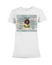 You Are Black Girl Premium Fit Ladies Tee tile