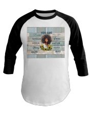 You Are Black Girl Baseball Tee tile