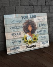 You Are Black Girl 20x16 Gallery Wrapped Canvas Prints aos-canvas-pgw-20x16-lifestyle-front-11