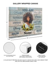 You Are Black Girl 20x16 Gallery Wrapped Canvas Prints aos-canvas-pgw-20x16-lifestyle-front-25