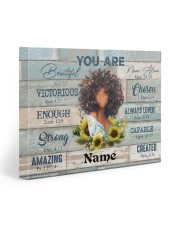 You Are Black Girl 20x16 Gallery Wrapped Canvas Prints front