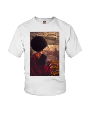 Easily Distracted By Music And Wine Youth T-Shirt tile