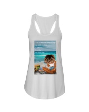 Black Queen Ladies Flowy Tank tile
