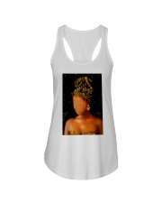 Black Woman Wall Art Ladies Flowy Tank tile
