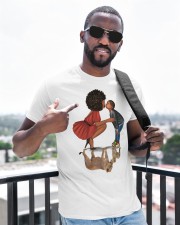 Modern Mother and Son Lions - Black Family Classic T-Shirt Classic T-Shirt apparel-classic-tshirt-lifestyle-front-238
