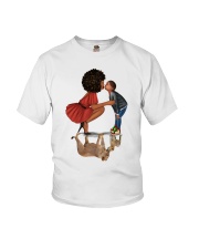 Modern Mother and Son Lions - Black Family Classic T-Shirt Youth T-Shirt tile