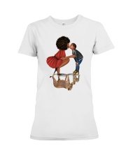 Modern Mother and Son Lions - Black Family Classic T-Shirt Premium Fit Ladies Tee tile