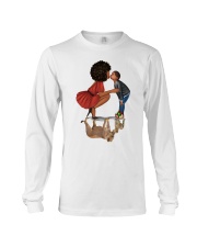 Modern Mother and Son Lions - Black Family Classic T-Shirt Long Sleeve Tee tile