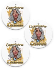 Capricorn Queen Circle ornament - 3 pieces (porcelain) front