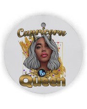 Capricorn Queen Circle Ornament (Wood tile