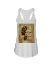 I Am Black Woman Ladies Flowy Tank tile