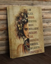I Am Black Woman 16x20 Gallery Wrapped Canvas Prints aos-canvas-pgw-16x20-lifestyle-front-19