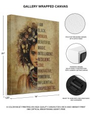 I Am Black Woman 16x20 Gallery Wrapped Canvas Prints aos-canvas-pgw-16x20-lifestyle-front-26