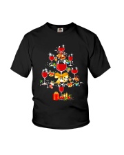 WINE TREE CHRISTMAS Youth T-Shirt thumbnail