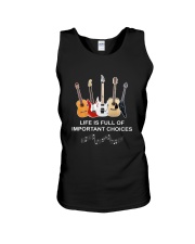LIFE CHOICES GUITAR Unisex Tank thumbnail