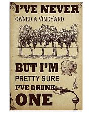 WINE I DRUNK ONE 11x17 Poster front