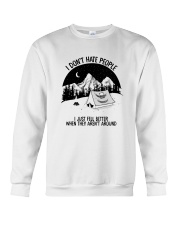 CAMPING DON'T HATE PEOPLE Crewneck Sweatshirt thumbnail