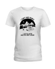 CAMPING DON'T HATE PEOPLE Ladies T-Shirt thumbnail