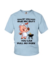 CAMPING BUTT PORK Youth T-Shirt thumbnail