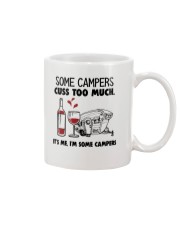 SOME CAMPERS CUSS TOO MUCH WHITE Mug thumbnail