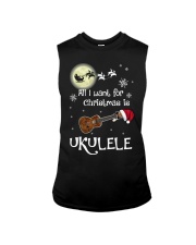 AII I WANT CHRISTMAS IS UKULELE Sleeveless Tee thumbnail