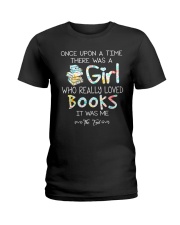 GIRL LOVE BOOKS Ladies T-Shirt thumbnail