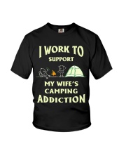 SUPPORT CAMPING WIFFE Youth T-Shirt thumbnail