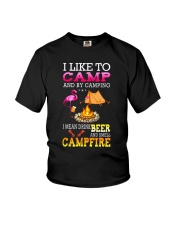 CAMPING BEER CAMFIRE Youth T-Shirt thumbnail