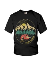 CAMPING I HATE PEOPLE Youth T-Shirt thumbnail