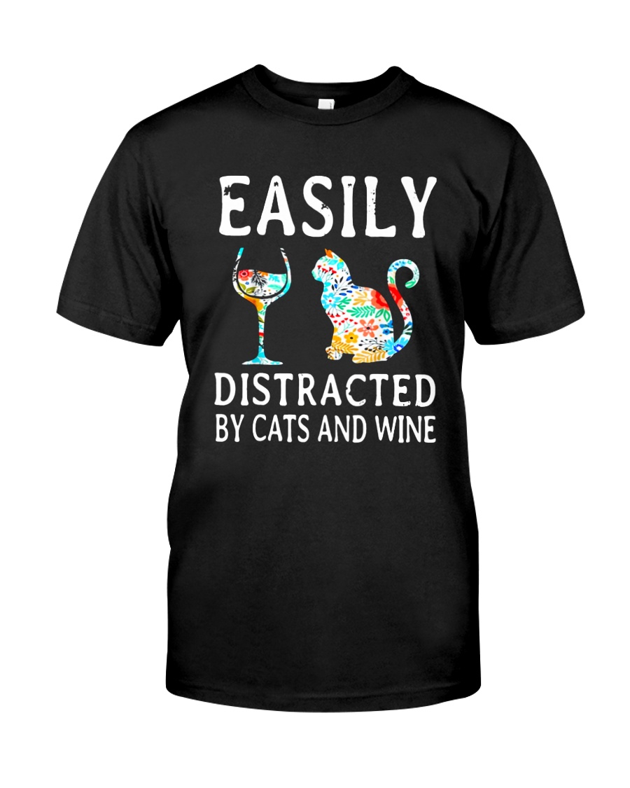 WINE AND CAT Classic T-Shirt