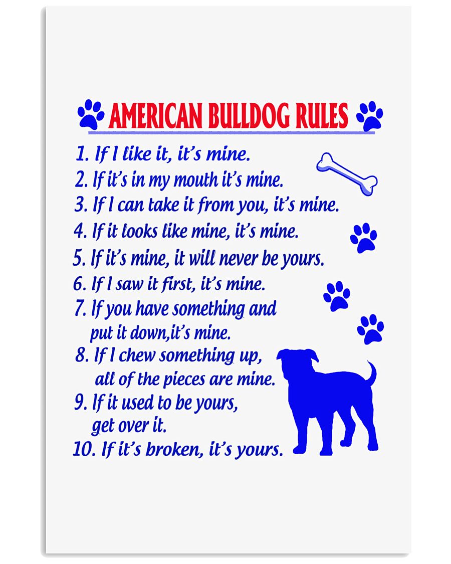 AMERICAN BULLDOG 11x17 Poster
