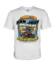 I MISS SAN JOSE INDOOR FRONT MAURY AUSTIN V-Neck T-Shirt thumbnail