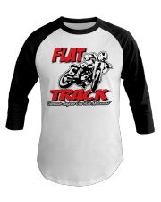 FLAT TRACK Anyone can ride motocross Baseball Tee thumbnail