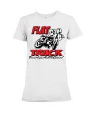 FLAT TRACK ANYONE CAN RIDE MX PARKER Premium Fit Ladies Tee thumbnail