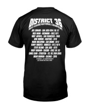 D-36 FLAT TRACK DISTRICT OF CHAMPIONS 2020 DARKS Classic T-Shirt back