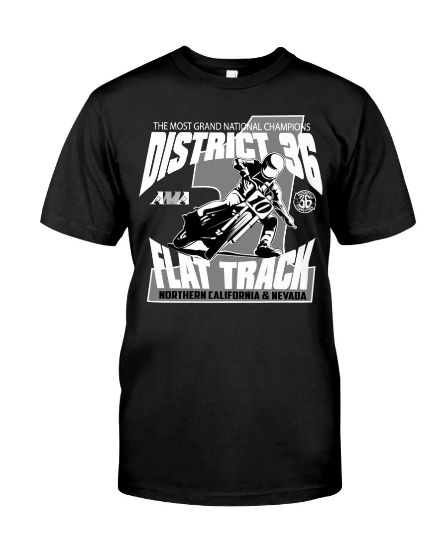 D-36 FLAT TRACK DISTRICT OF CHAMPIONS 2020 DARKS Classic T-Shirt