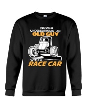 OLD GUY WITH A RACE CAR NON WING SPRINT Crewneck Sweatshirt thumbnail