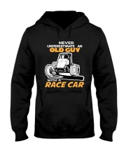 OLD GUY WITH A RACE CAR NON WING SPRINT Hooded Sweatshirt thumbnail