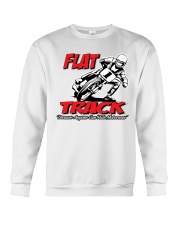 FLAT TRACK BECAUSE ANYONE CAN RIDE MX Crewneck Sweatshirt thumbnail