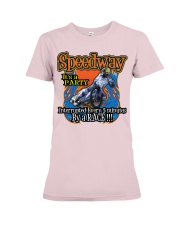 SPEEDWAY a Party interrupted by Races Premium Fit Ladies Tee thumbnail